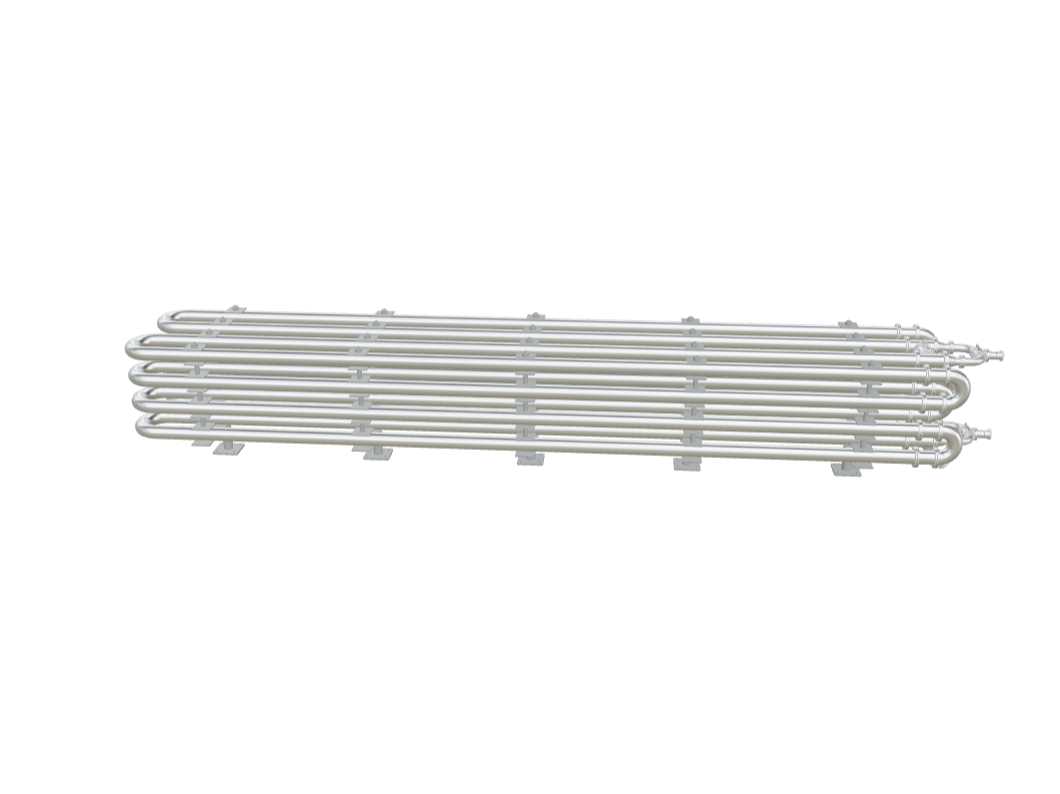 Doppelrohrwärmetauscher – 3D-Ansicht